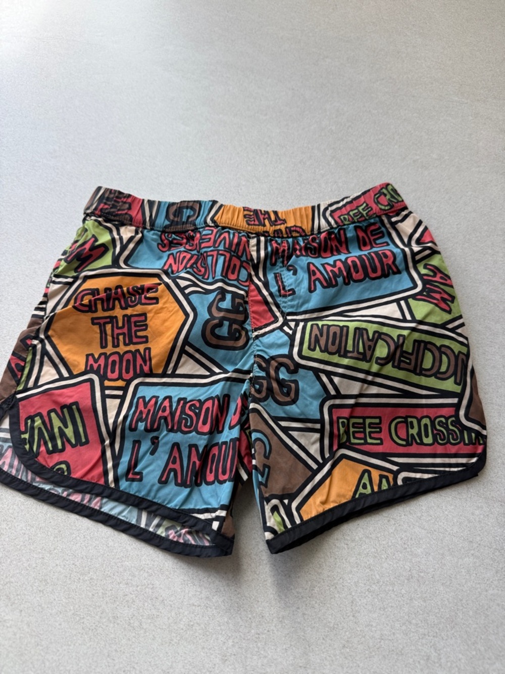 Men's Multicolor Graphic Swim Shorts